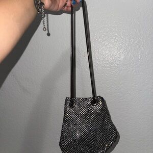 Elegant Black Mesh Women's Bag